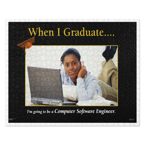 When I Graduate.......I'm going to be a Computer Software Engineer-520 pcs Jigsaw puzzle