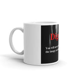 Dignity Quote Coffee Mug-Red