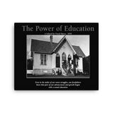 The Power of Education Canvas Art