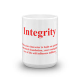Integrity Coffee Mug WB